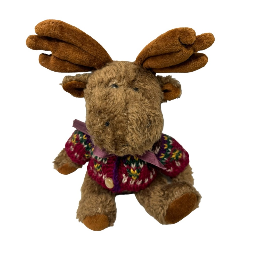 Vintage Boyds Bears Plush Moose Sweater
Jointed Posable Archive Series